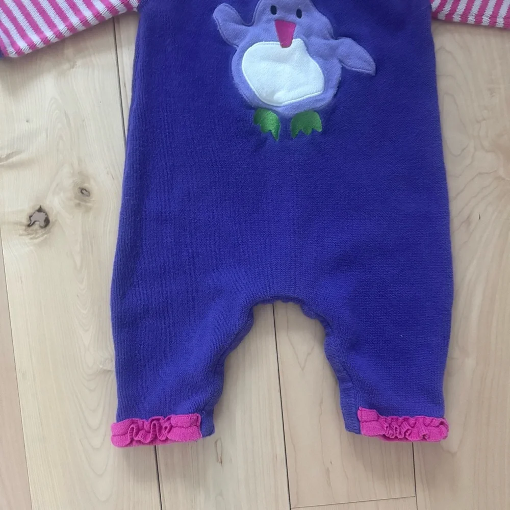 Hanna Andersson Purple‎ and Pink Animal Footie